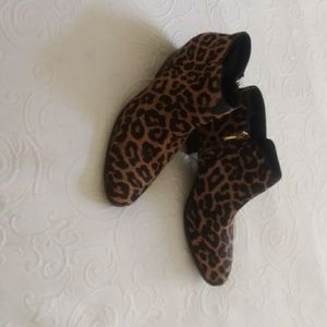Sam Edelman leopard booties